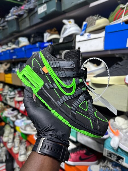 Nike Rubber Dunks X Off-White Green Strike