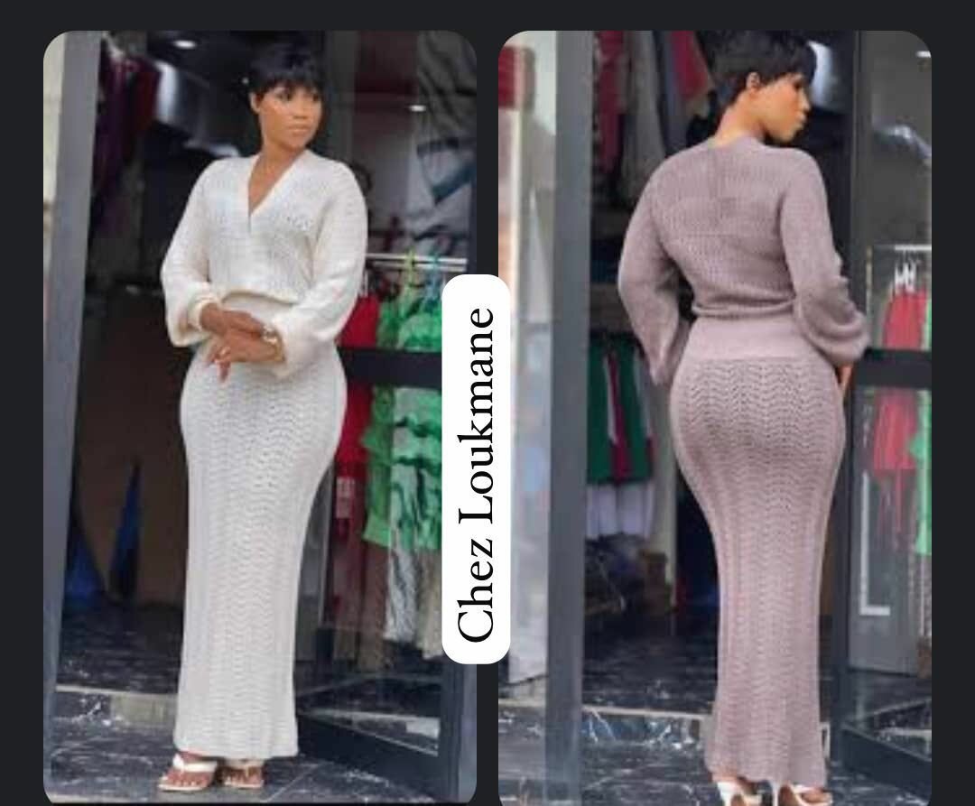 Robe Pull Élégante Femme