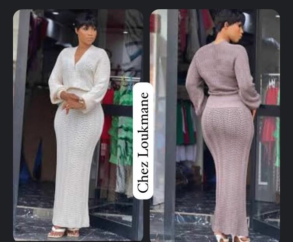 Robe Pull Élégante Femme