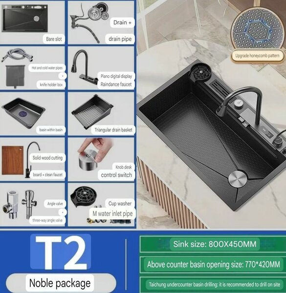 Luxury kitchen sink