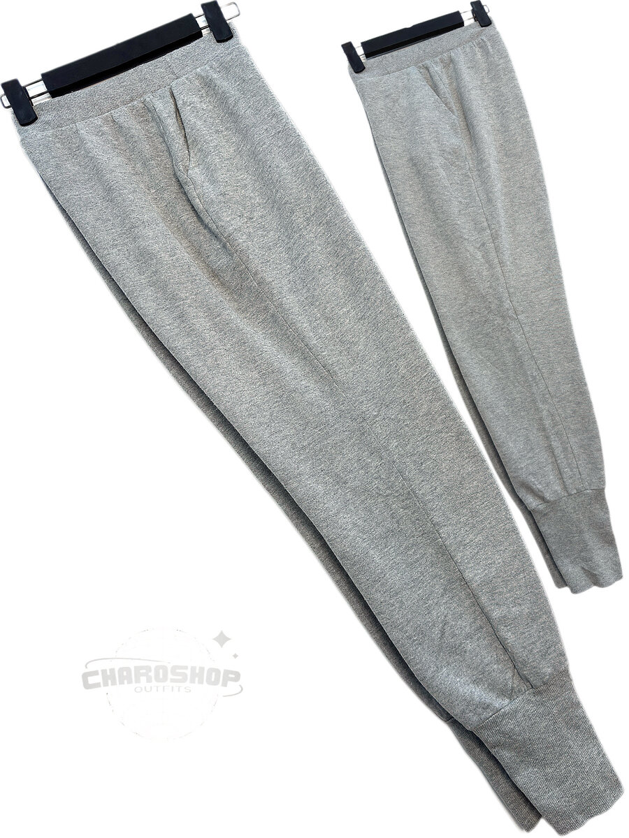 Jogging homme en coton gris