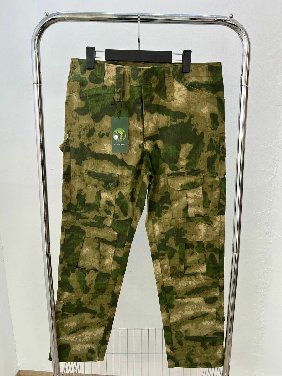 Solid Cargo Pants