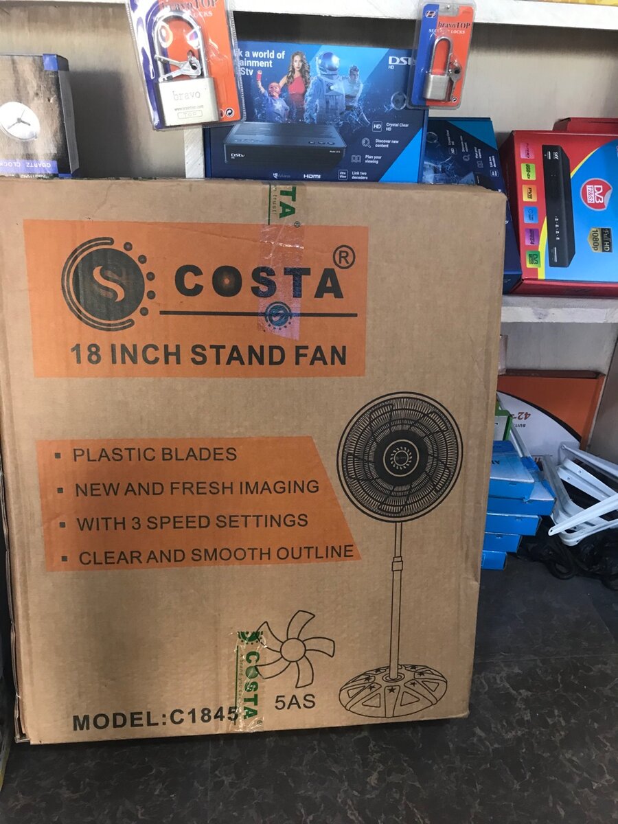 Costa standing fan 18 inch