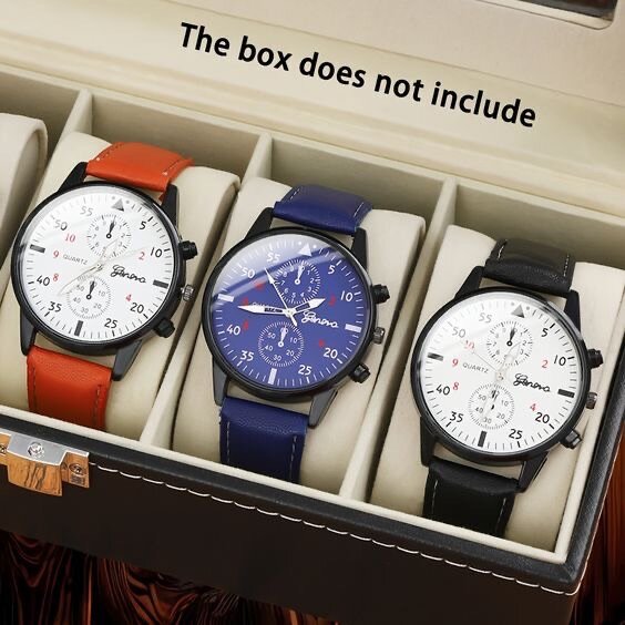 Montre en cuir de chez geneva