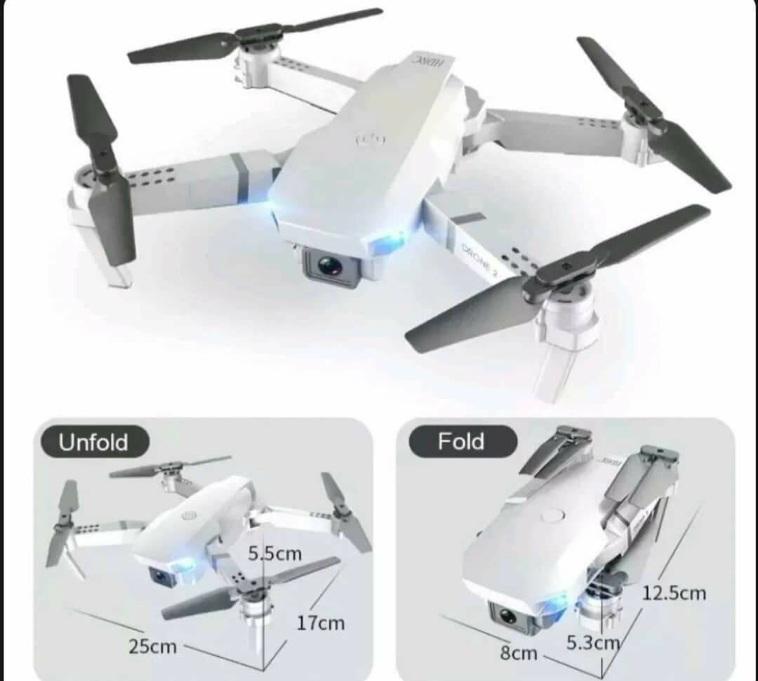 Drone avec caméra 4K, quadricoptère RC avec caméra pliable F