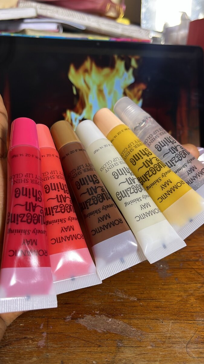 Pack de gloss à lèvres aromatisé