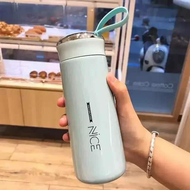 GOURDE EN VERRE DOUBLÉ DE PLASTIQUE
