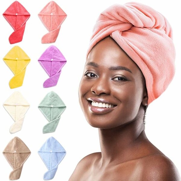 Serviette cheveux microfibre