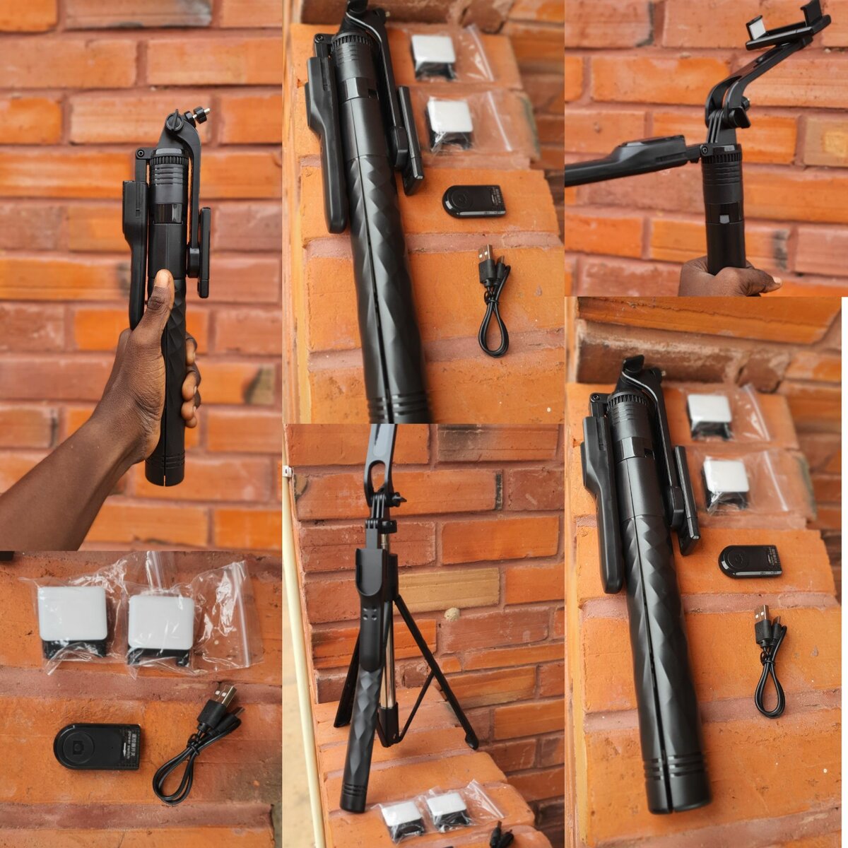 Long Tripod/Selfie Stick with led light and Bluetooth