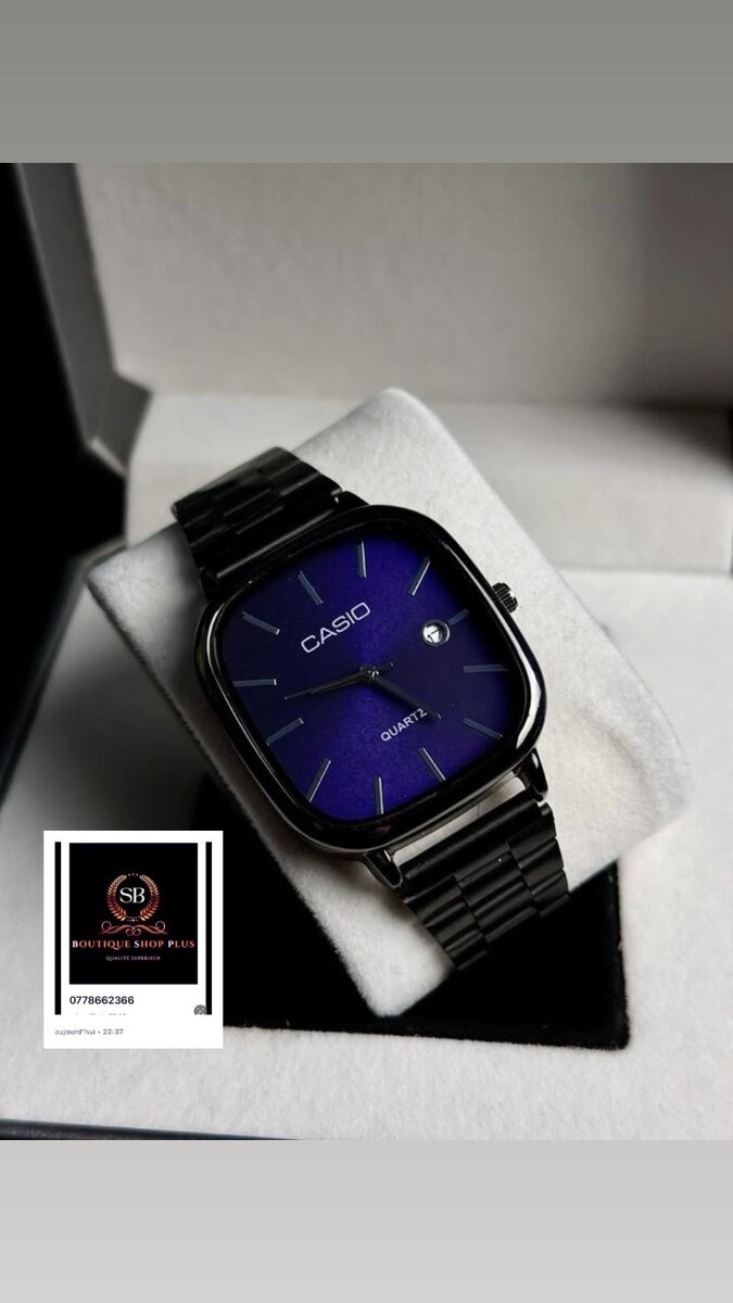 montre Casio authentique avec sa boîte