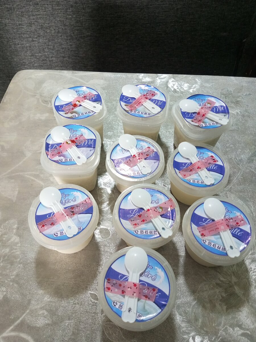 Lait caillé et dèguê Mon Préfé