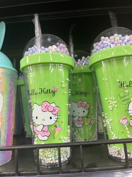 Gobelet Hello Kitty Vert