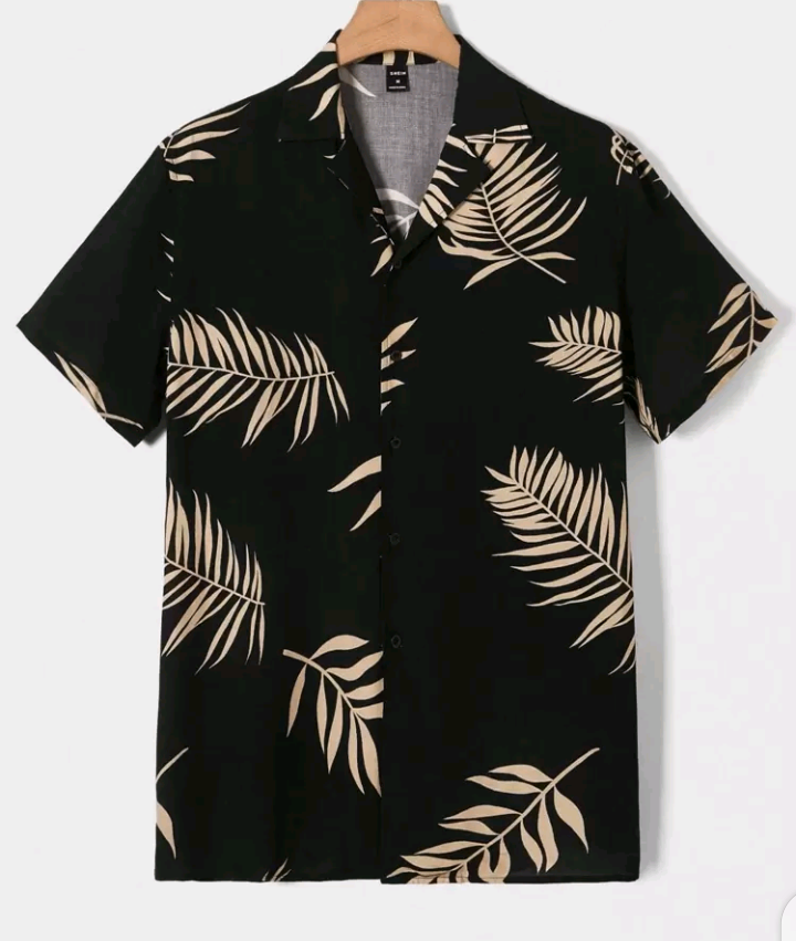 Chemise Imprimée Tropicale Homme