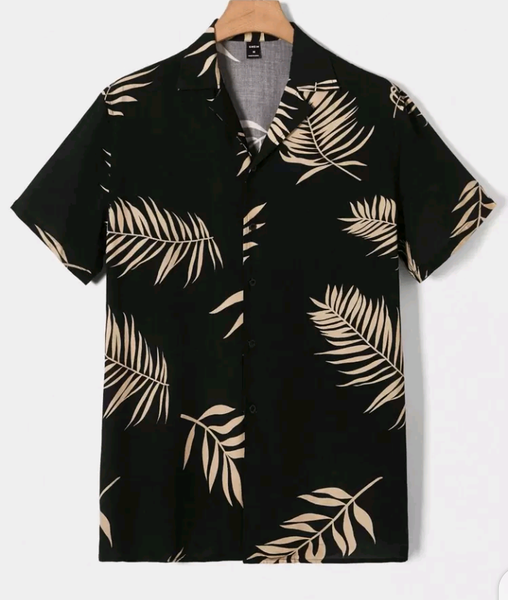 Chemise Imprimée Tropicale Homme