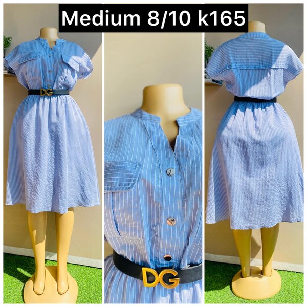 blue dress DG