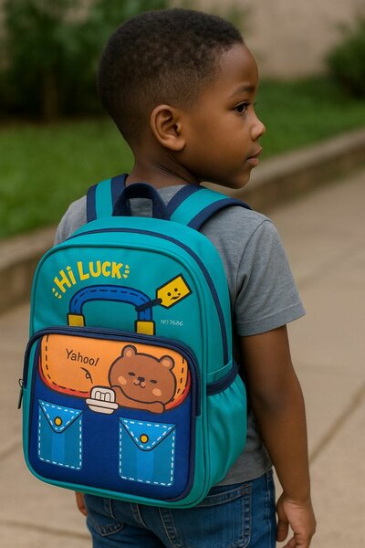 Sac à dos enfant motif ours