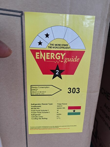 Nasco combined Fridge 106 litres