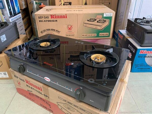 Double burner stove