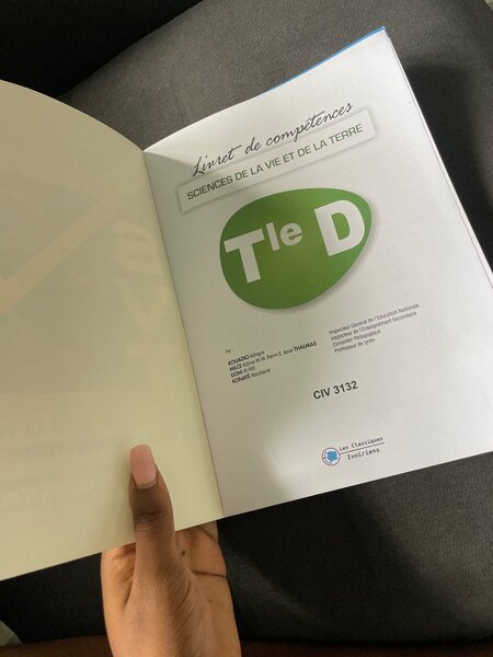 Livre SVT Tle D