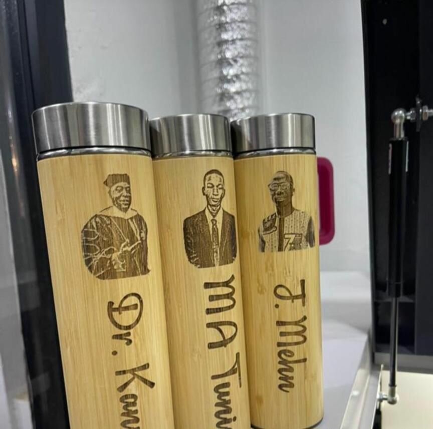 Bamboo bottle