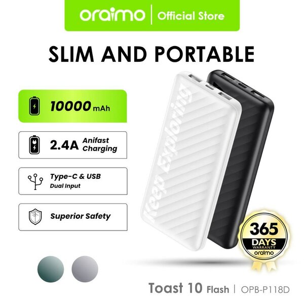 ORAIMO - Powerbank Toast 10 flash OPB-P118D
