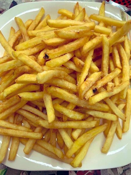Frites croustillantes maison