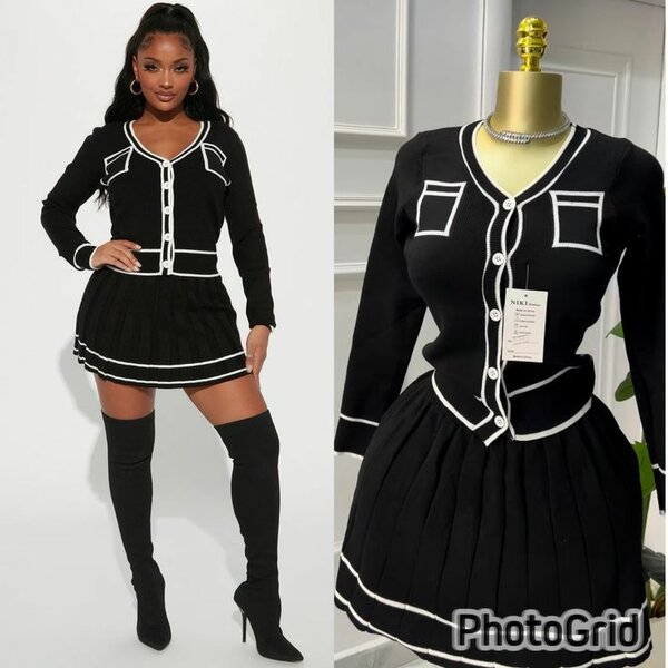 Ladies 2pcs dress
