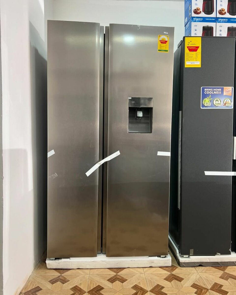 TCL Side-by-Side Refrigerator with Water Dispenser