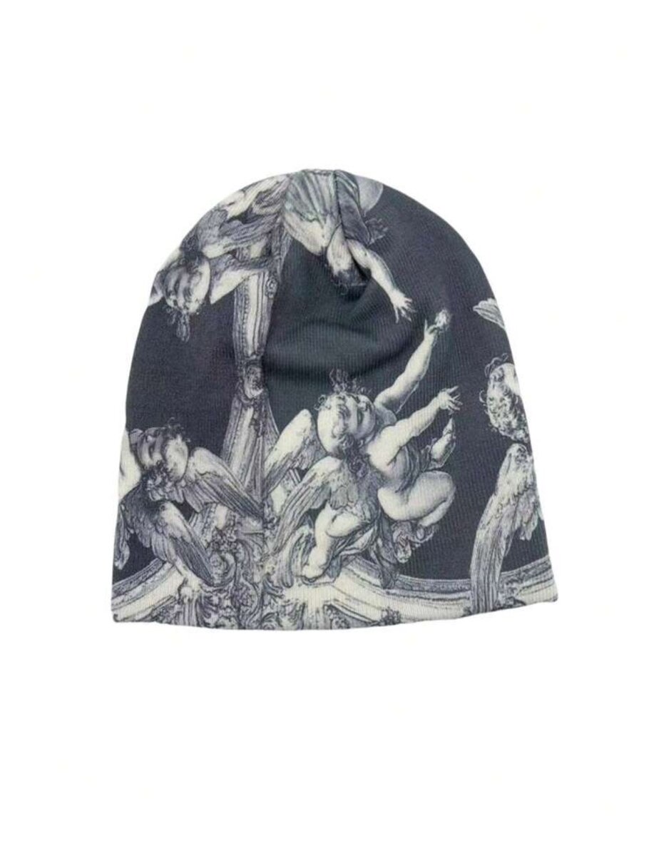 Bonnet à motif d'anges