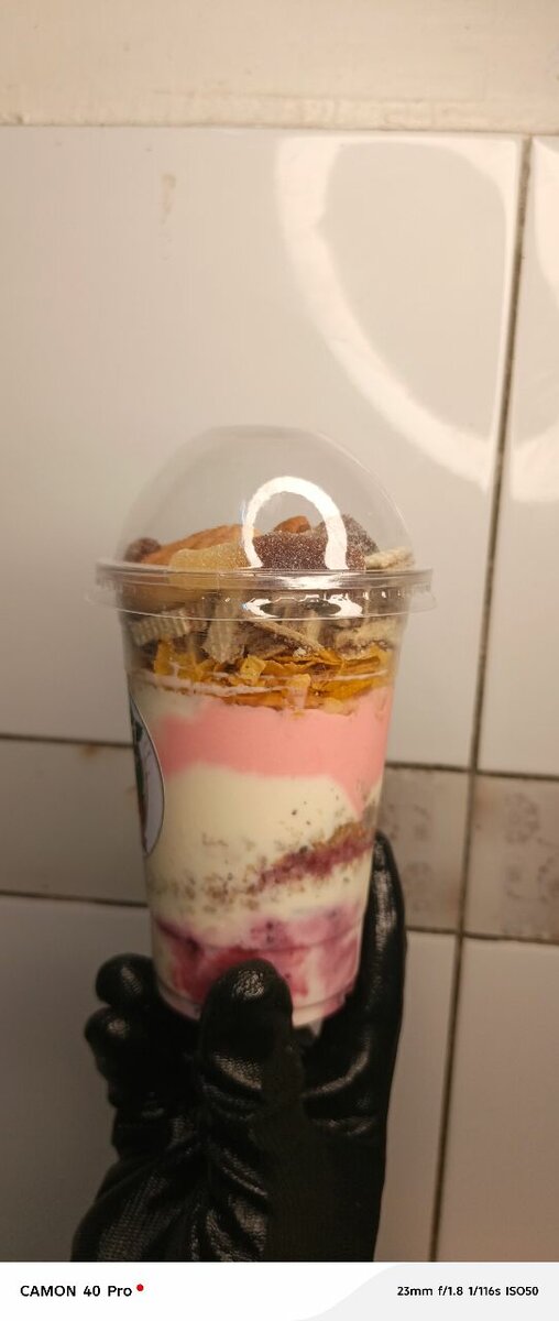 Parfait glacé aux céréales