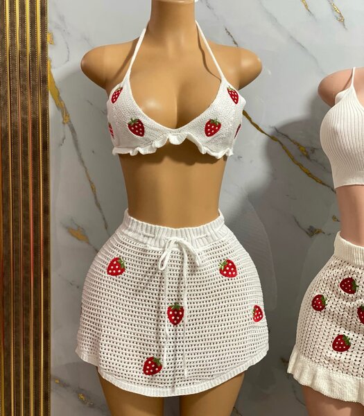 Top and skirt