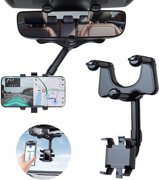 Support Téléphone Voiture Rotatif