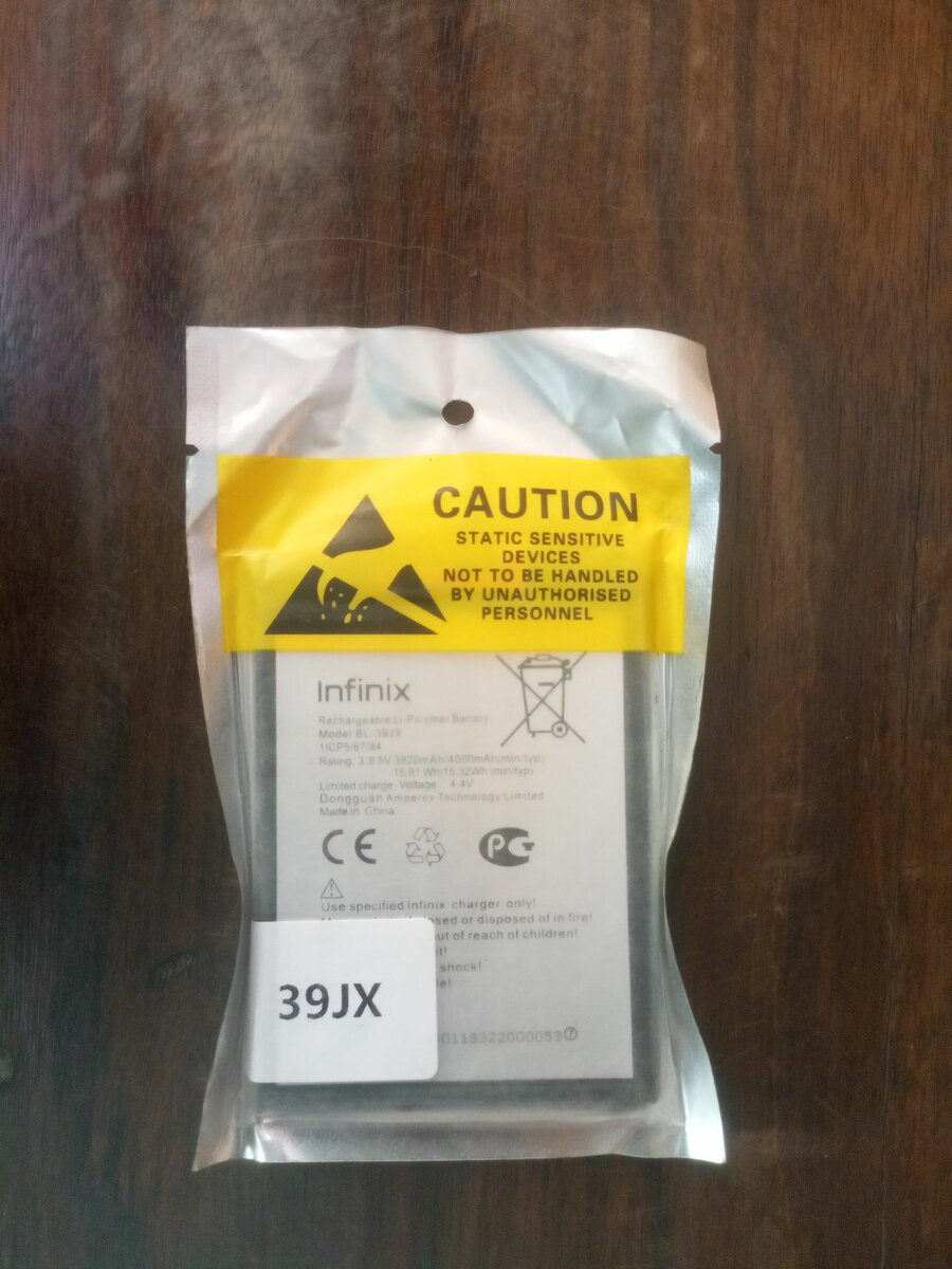 Infinix Hot 40 battery