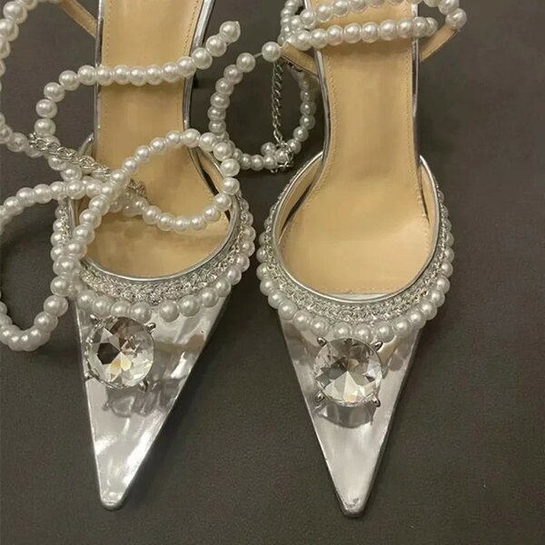 Beautiful transparent heels