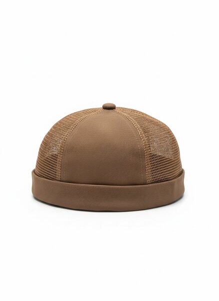 Chapeau Docker Filet Marron