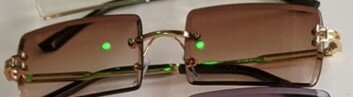 Unisex sunglasses Rimless