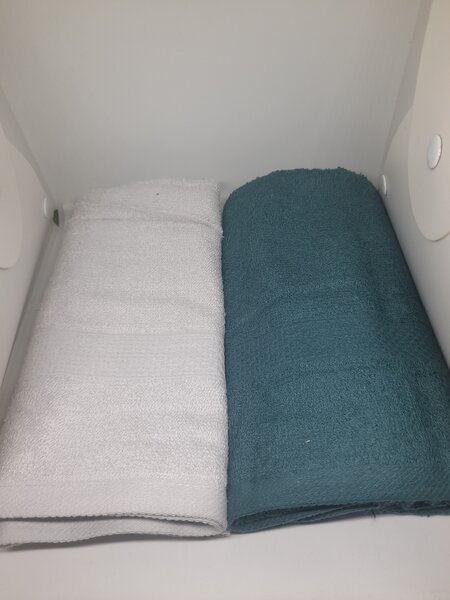 Serviettes de bain en coton doux