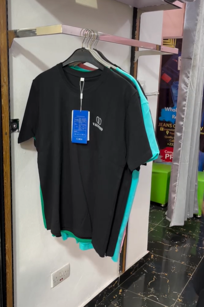 black t-shirt