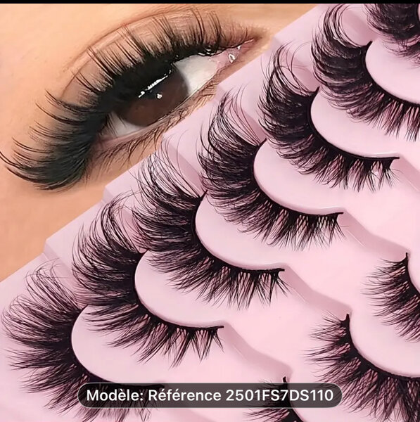 Faux cils volumineux 7D
