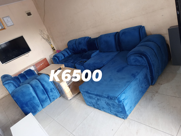 blue furniture set
