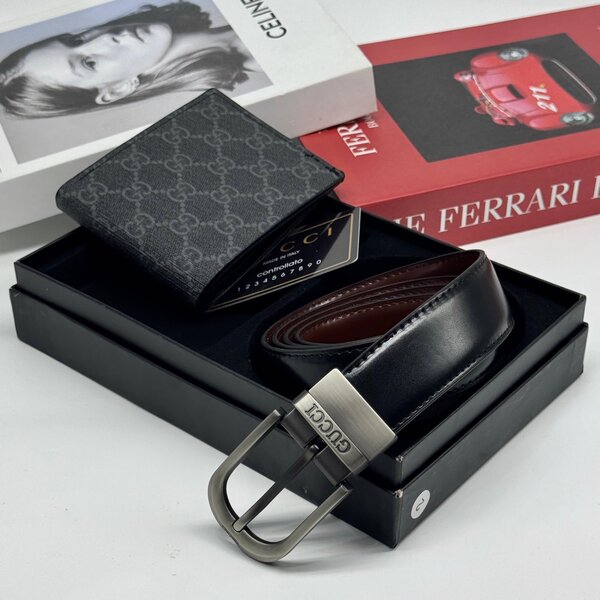 QUALITY LEATHER BELT WITH WALLET