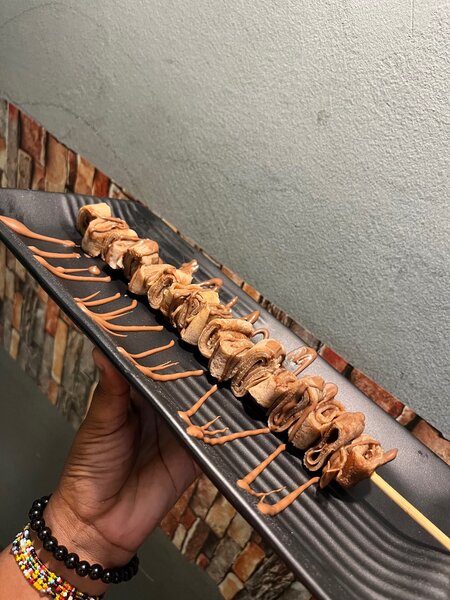 (2)Brochette de crêpe chocolat