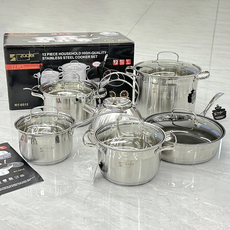 Stainless steel cookware set