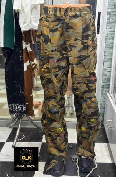Jeans artistiques peints OKLM