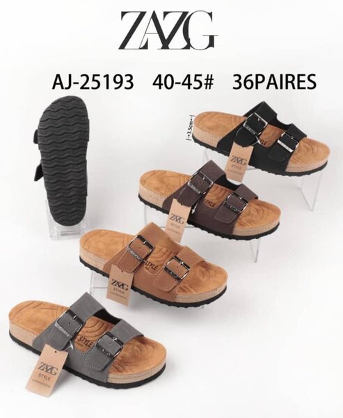 Sandales homme cuir confort