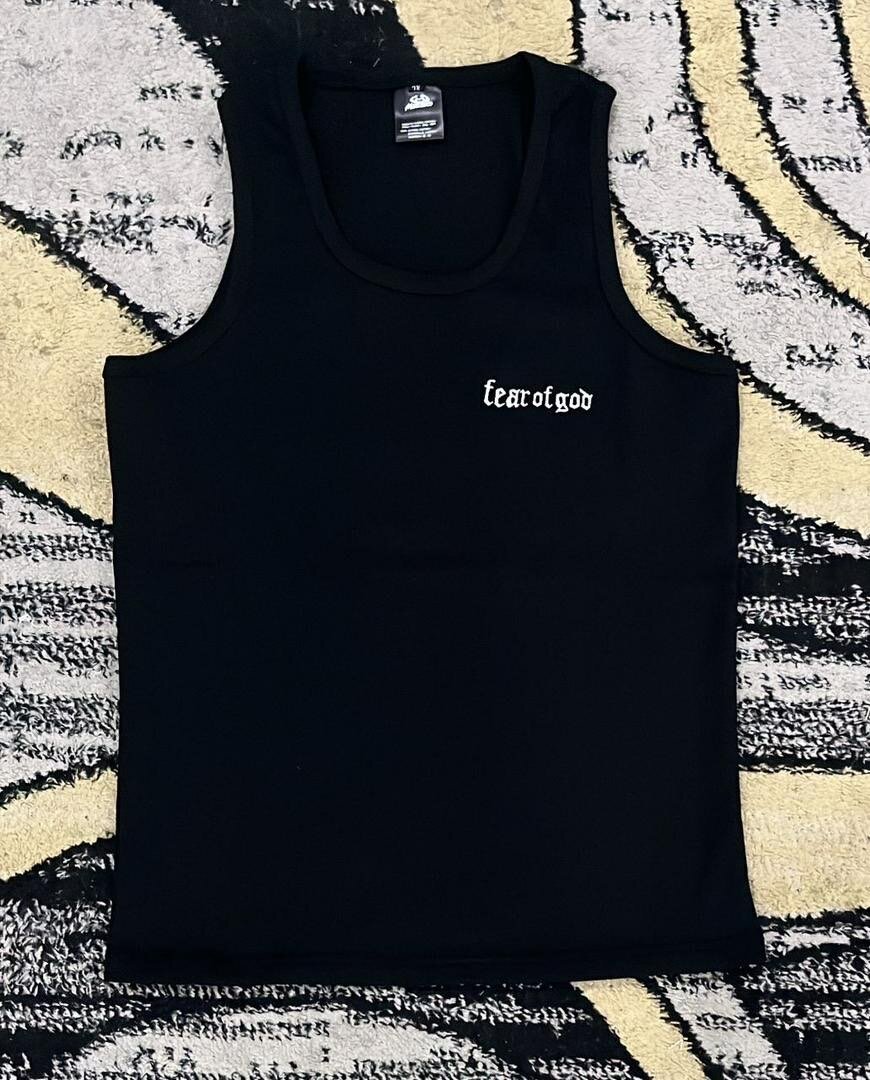 Débardeur Noir Homme