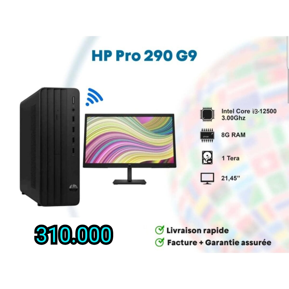 Ordinateur HP Pro 290-G9 I3