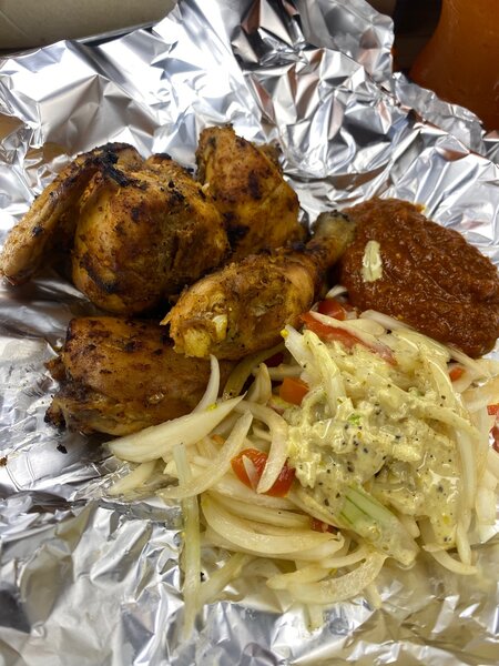 Poulet au four