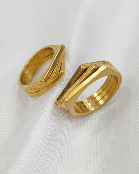 Bague en Or Design Moderne