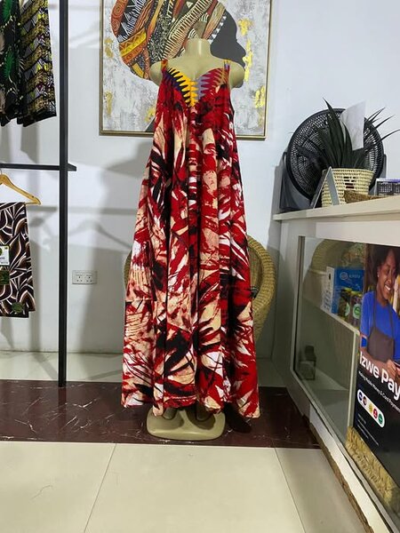 multi-colored dress